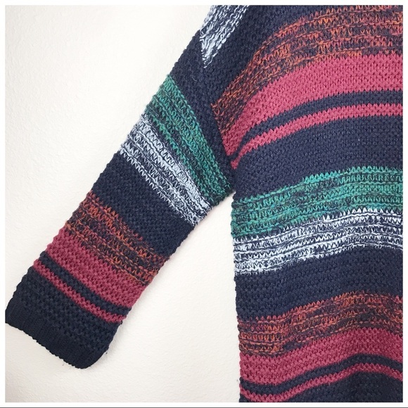 Xirena Colorful Stripe Alpaca Blend Sweater Size Large - Picture 5 of 8